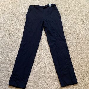 Maison Martin Margiela Self Belted Fitted Trouser Pant Size IT 38 US 2 Y2K Black